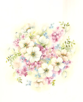 手繪小花
