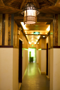 酒店房间走廊