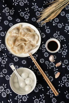 元宵节汤圆中国传统节日美食