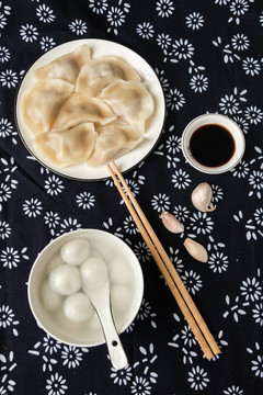 元宵节汤圆中国传统节日美食