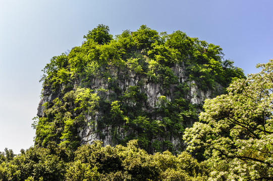 中国广西桂林独秀峰王城景区