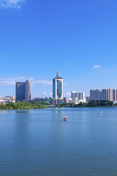 晋江晋阳湖湖景