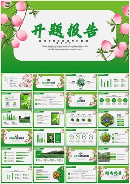 毕业论文答辩开题报告PPT