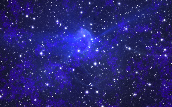 藍色星空