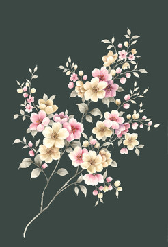 手繪小花