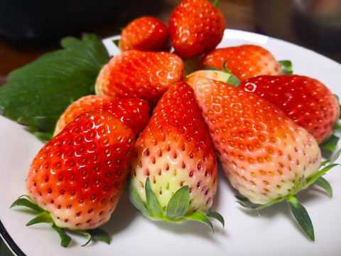熟透的草莓