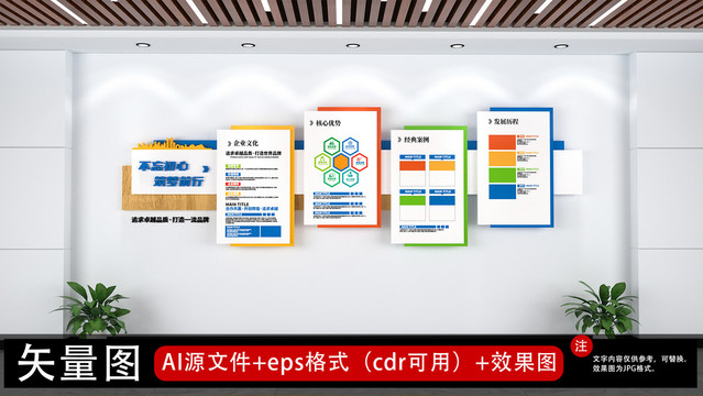 公司文化企业历程文化墙
