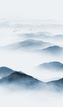 水墨山水畫
