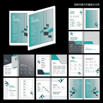 高端畫(huà)冊(cè)InDesign模板