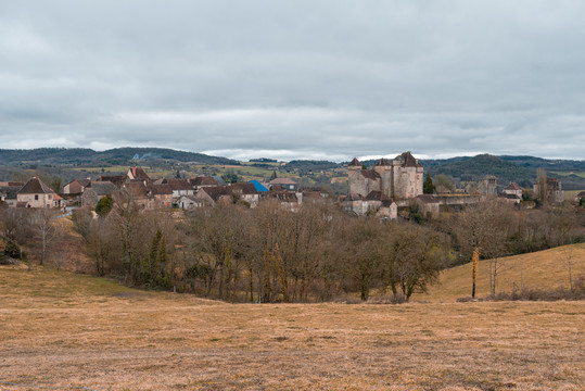 法国中世纪古城屈雷蒙特