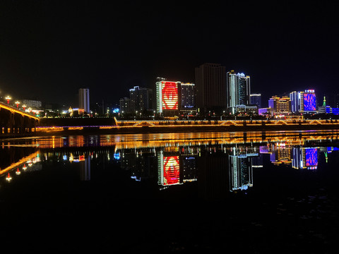 安康市汉江夜景