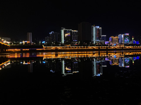 安康市漢江夜景