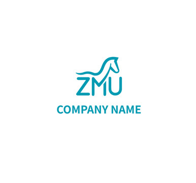 ZMU字母logo