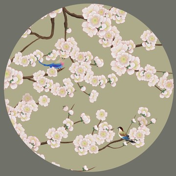 梅花裝飾畫