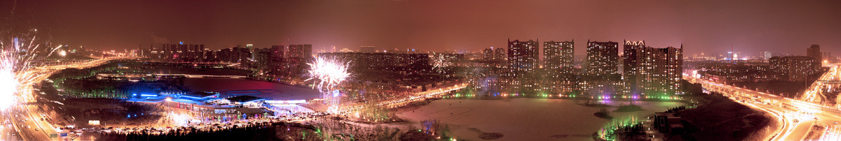 南溪湿地公园夜景