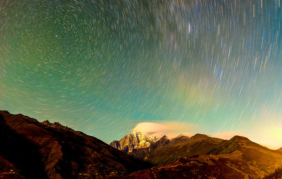 四姑娘山星空