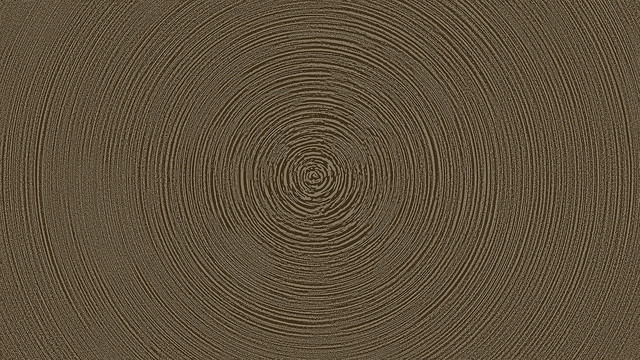 禪意圓形背景墻紋理