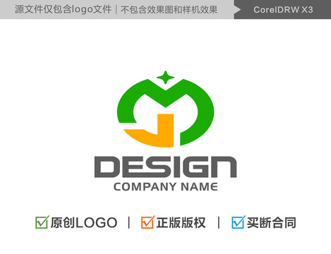 字母JM標志