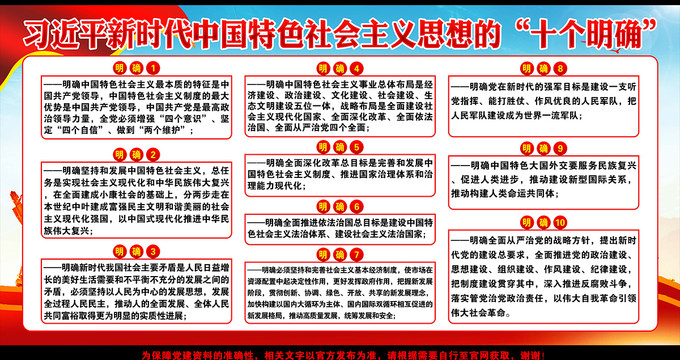 十個明確