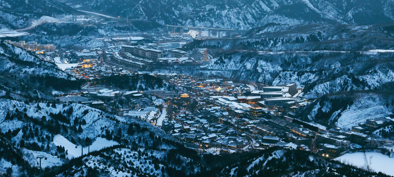 古北水镇雪景