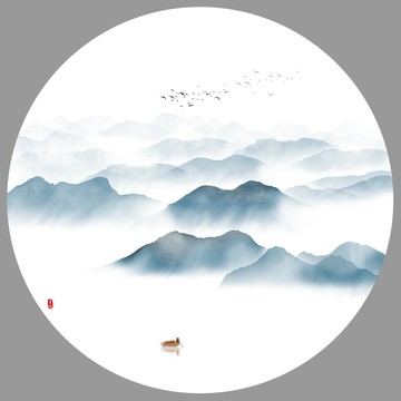 寫意山水畫