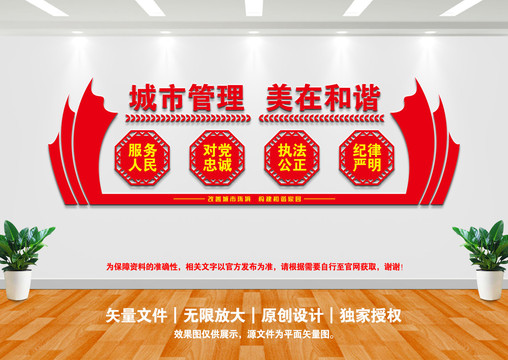 城市管理文化墻