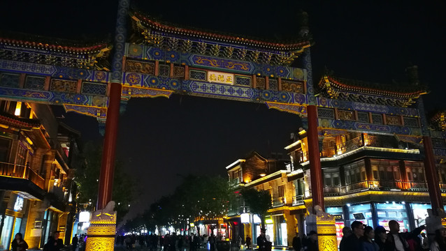 北京正阳桥夜景