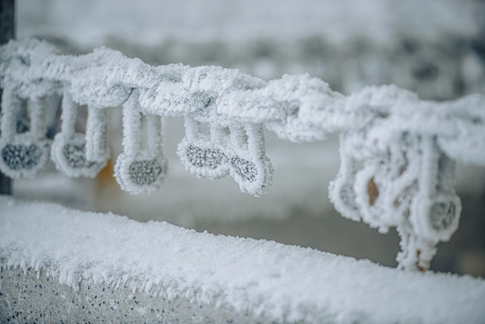 老君山的雪