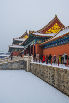 北京故宫雪景