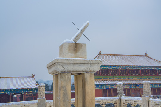 北京故宫雪景