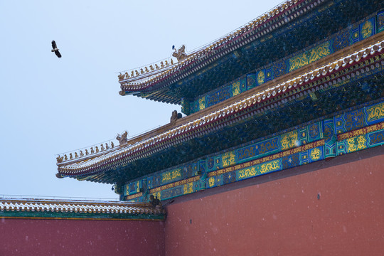 北京故宫雪景