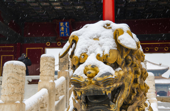 北京故宫雪景