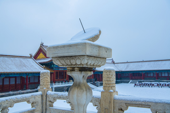 北京故宫雪景