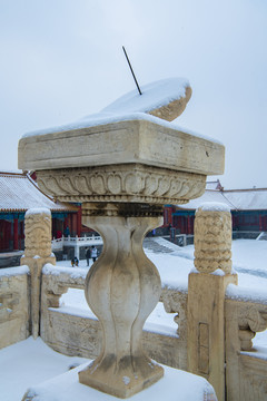 北京故宫雪景