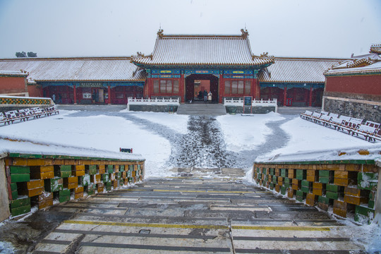 北京故宫雪景