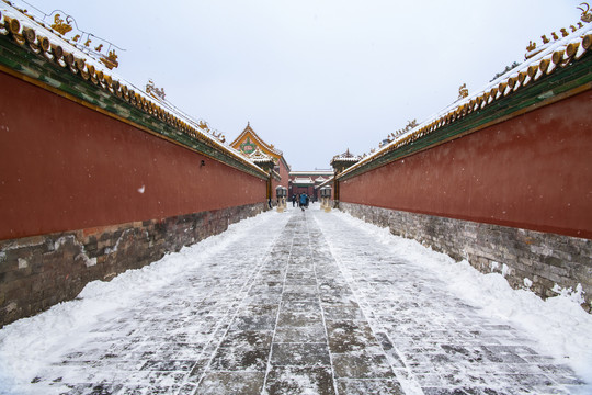 北京故宫雪景