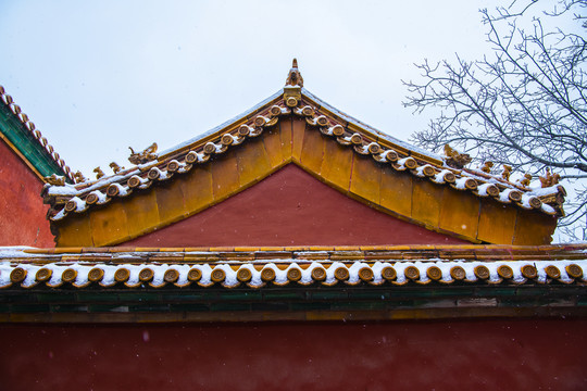 北京故宫雪景