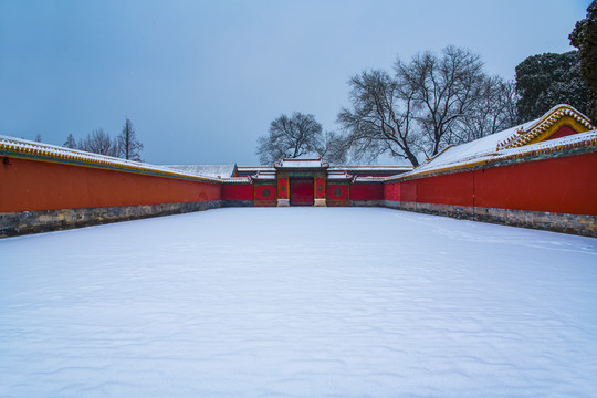 北京故宫雪景