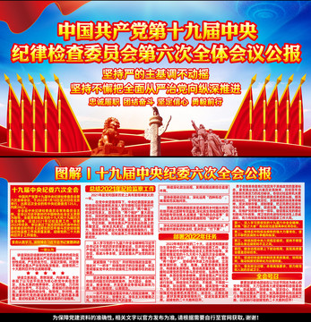 十九屆中央紀(jì)委六次全會(huì)公報(bào)