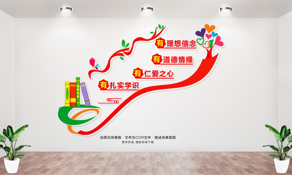 四有好老師樓梯間
