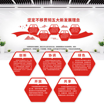 五大發(fā)展理念文化墻
