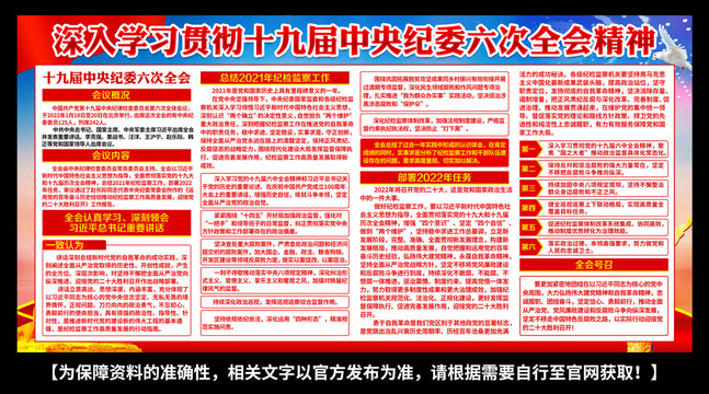 十九屆中央紀委六次全會精神