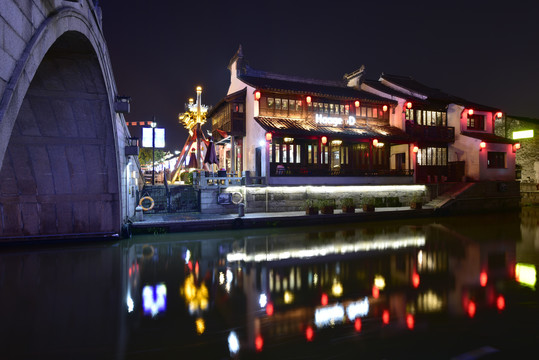 无锡清名桥景区夜景