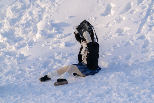 雪景女生