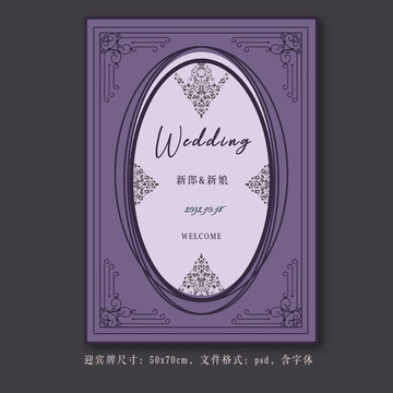 小清新婚禮開業(yè)生日迎賓牌