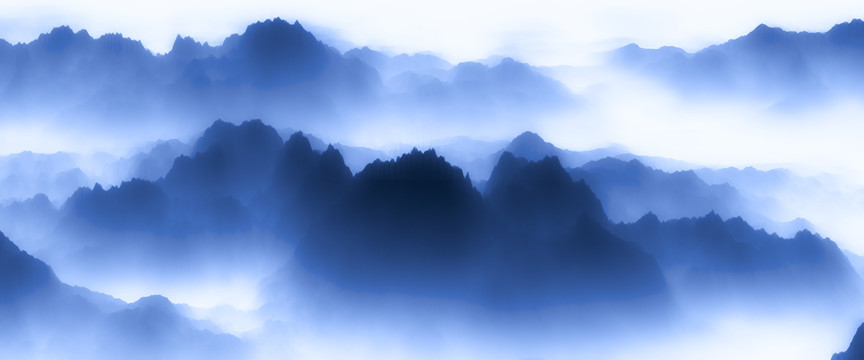 水墨山水畫
