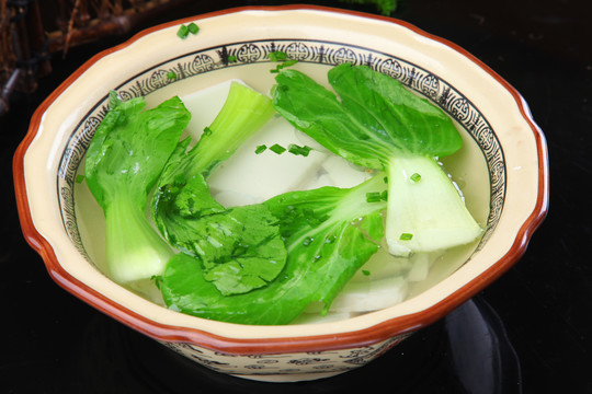 青菜豆腐汤