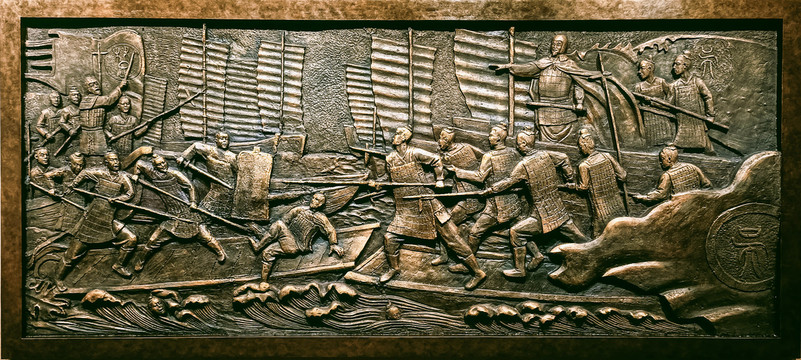 吴楚战争铜壁画