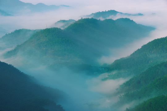 四明山云海