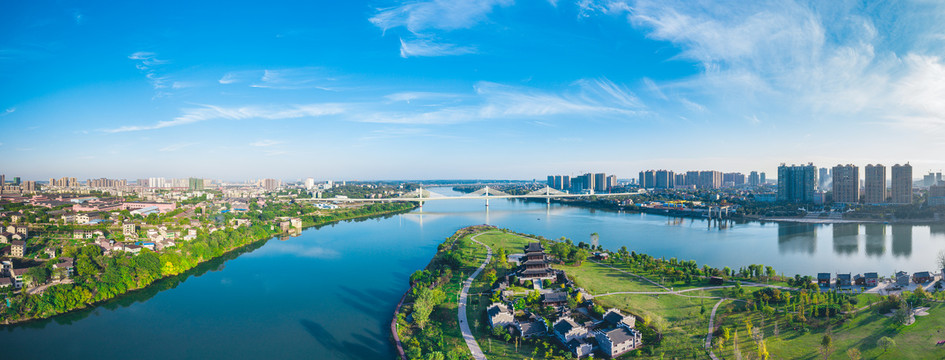 衡阳城市风光景区东洲岛